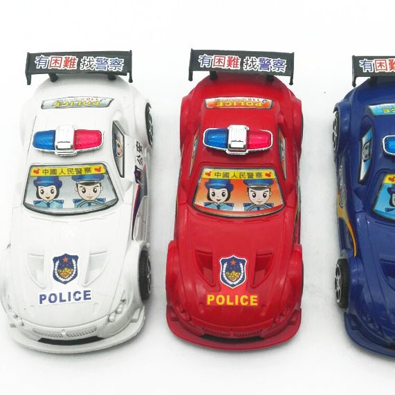 F1322 coche de policía de cable largo coche de policía de cable juguetes para niños Yiwu 2 yuanes al por mayor