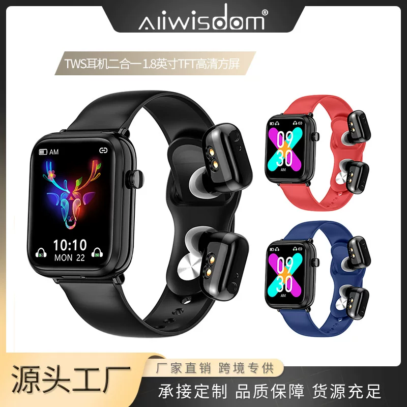 Bracelet, base headphones, x8, 8S, 2 in 1, bluetooth, tracks heartbeat, x9