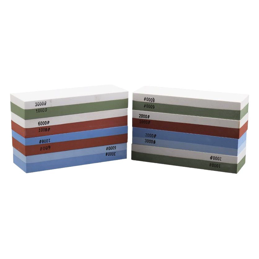 Кухонный открытый бытовой точильный камень оптом Двусторонняя точилка для масляных Камней Костюм Белый корунд мелкий точильный камень с основанием