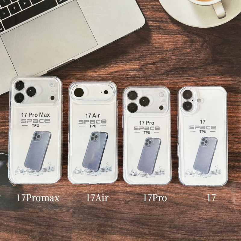 Suitable for 17Promax Apple Mobile Phone Case Protective Cover iPhone Transparent Anti-Fall Case 16Promax Protective Cover 11