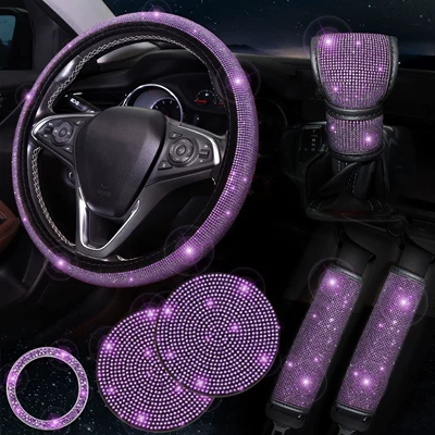 Steering wheel cover Set Coaster Steering Wheel Protective Cover