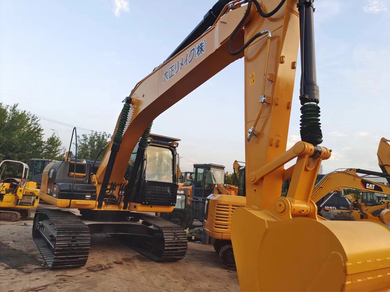 Exportación de comercio exterior de segunda mano CAT320D 312D 330GC 349GC 323 Excavadora de importación