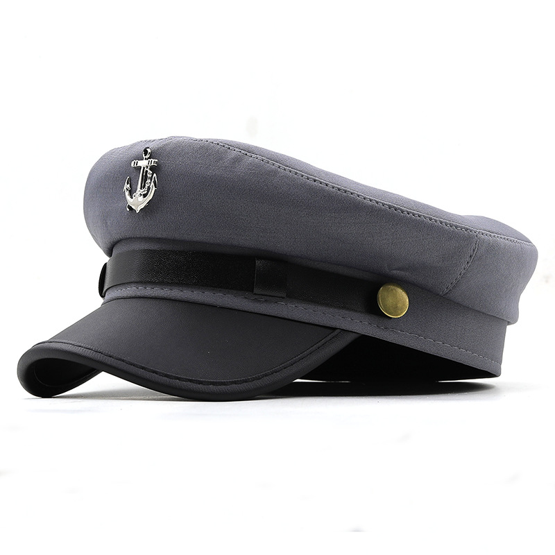 Women's Basic Solid Color Curved Eaves Beret Hat display picture 1