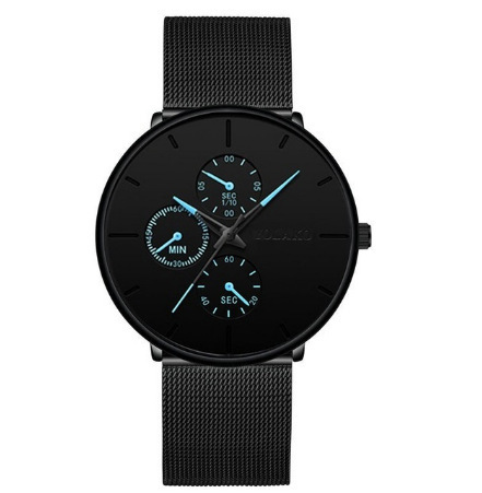 Explosions Fashion Temperament Ultra-thin Mesh With Men's Watch High-end Business Quartz Watch Spot_voghion.com