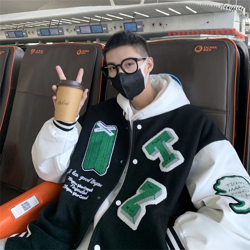 2022 봄 야구 유니폼 남성 트렌드 브랜드 봄, 가을 미국 힙합 하이 스트리트 재킷 다목적 커플 스타일 재킷