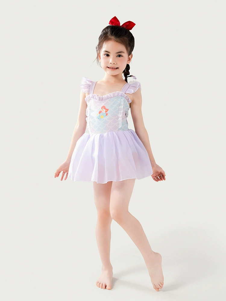 Swimwear, overall, children's trousers, cute small princess costume