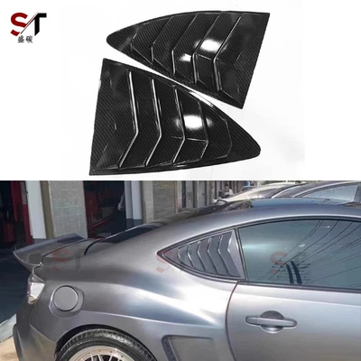 Suitable for Toyota Gt86 Subaru Brz Carbon Fiber Triangle Window Sticker Blinds Decoration Modified Car Accessories