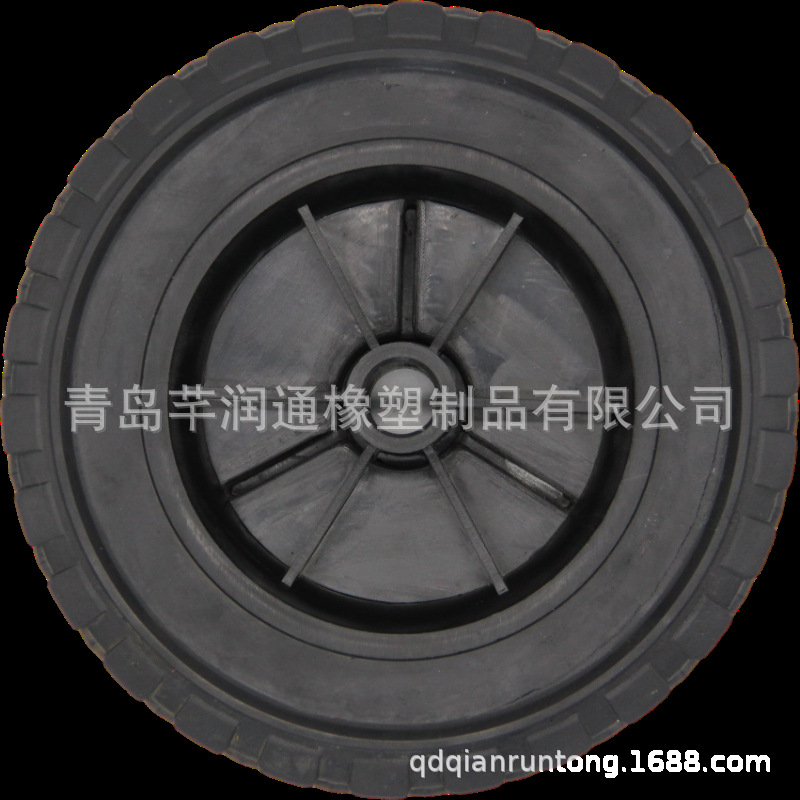 厂家生产农机轮胎 手推车工具车 6x1.5橡胶实心轮 胶粉轮、空心轮