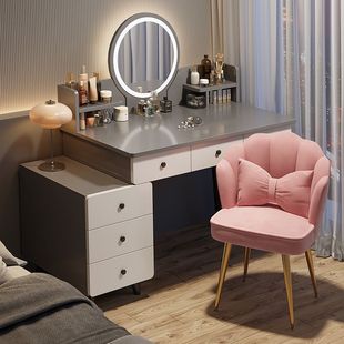 Bedroom Dressing Table Simple Modern Dressing Table Cabinet 2025 New Accessible Luxury High-End Master Bedroom Storage Cupboard Integrated