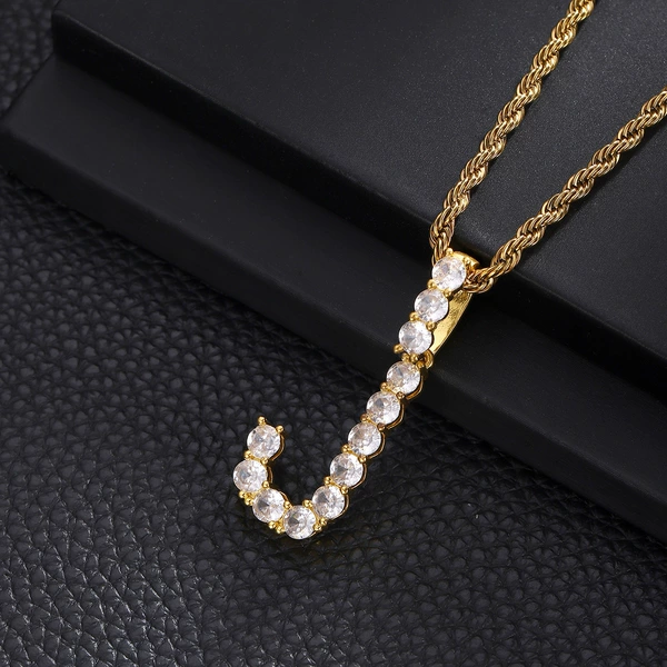 J+20inch twisted chain (golden)