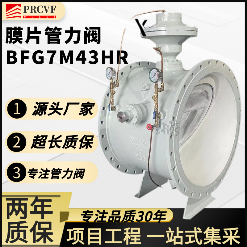 膜片活塞式管力阀BFDG7M41HX离心泵防水锤回流液力自动缓闭止回阀