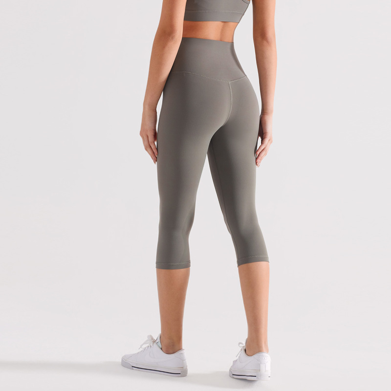 女性用起毛スポーツショーツ、ハイウエスト、タイトフィット、スリム、肌に優しいヨガパンツ、5分丈レギンス、お腹引き締めヒップアップサイクリングパンツ|undefined