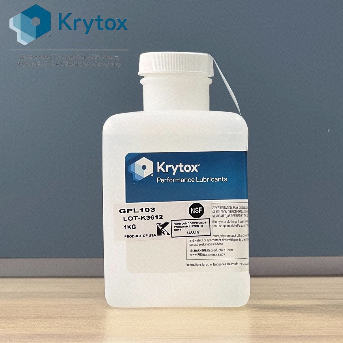 杜邦科幕Krytox GPL 103 全氟聚醚通用润滑油 延长寿命耐腐蚀