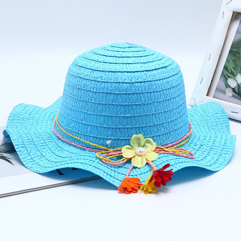 투톤 로프 펄 플라워 블루