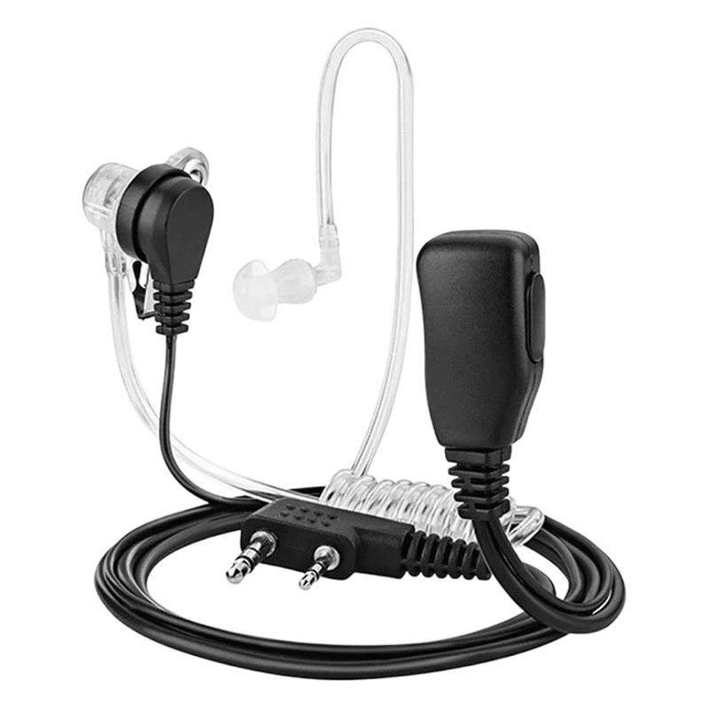 Универсальная гарнитура K-head для рации, для использования в воздуховоде, для Baofeng UV5R, прочная, с шумоподавлением, защитой от излучения и помех