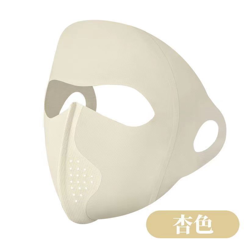 Máscara de protección solar de seda de hielo tridimensional de verano 3D protección de los ojos aislamiento térmico transpirable protección solar exterior protección UV máscara facial