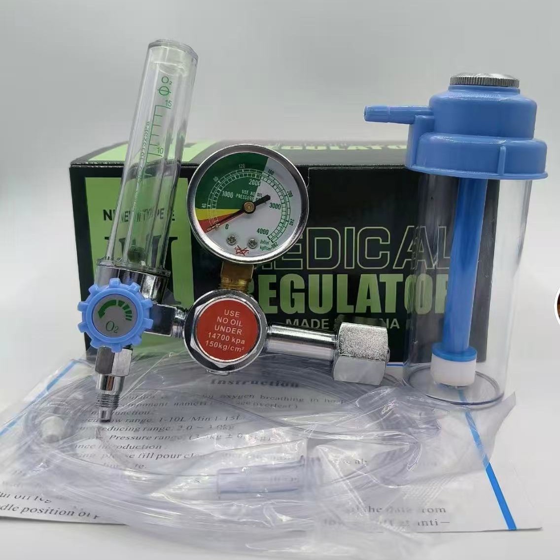 Medical Oxygen Regulator Cga540 0-15L氧气瓶流量计医用氧气阀