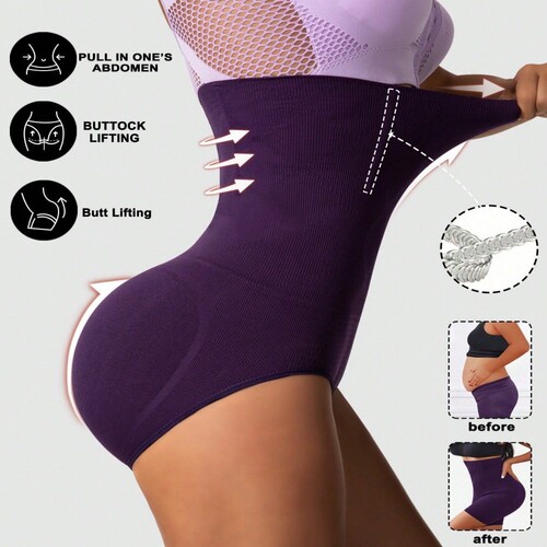 Autumn and Winter High-Waist Invisible Shaping Body Shaping Underwear Abdominal Support and Hip Lifting Trainer Tight Bodysuit Abdominal Support Pants for Women