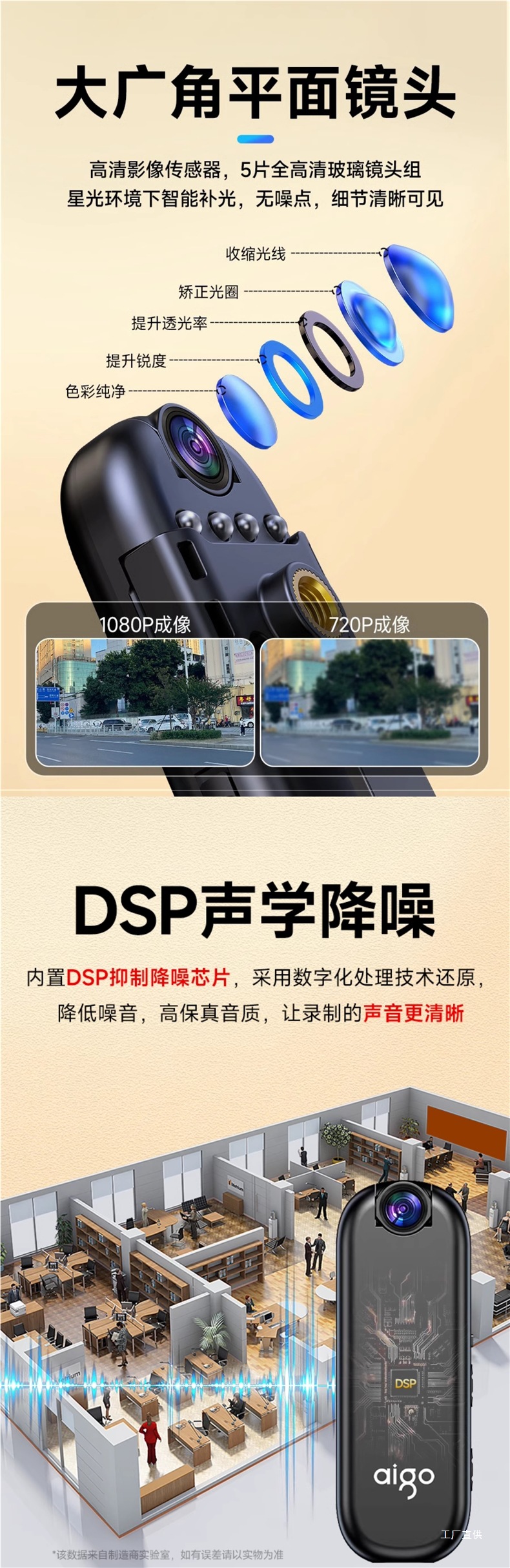 Patriot Sports Camera Recorder, High-Definition Video Recording Device, Portable Camera for Electric Motorcycle Riding, Peihui