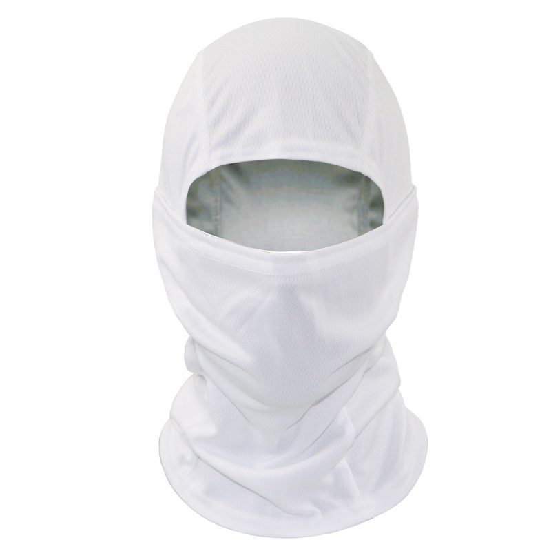 Color sólido veloz secado cubierta de cabeza montar al aire libre máscara solar de poliéster 100% respirado collar al por mayor transfronterizo