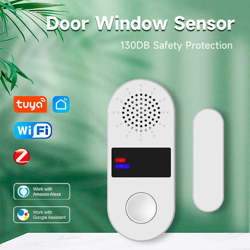 Tuya WiFi Zigbee Door Window Sensor 涂鸦WIFI声光门磁ZIGBEE
