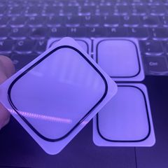 アップルs8ultra 49mmシルク印刷強化腕時計フィルムiwatch hdメッキガラス腕時計フィルムを適用