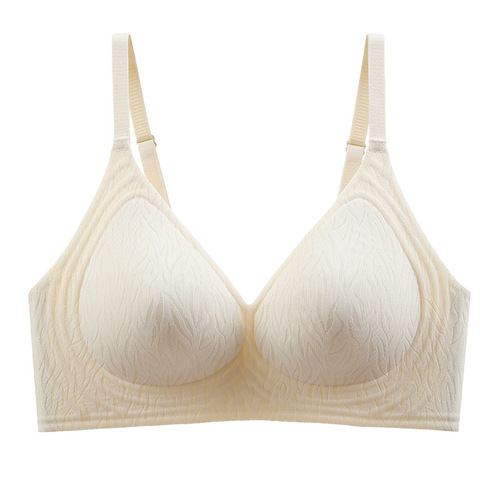 New one-piece wire-free underwear for small breasts special push-up anti-sagging soft support seamless bra thin cup bra