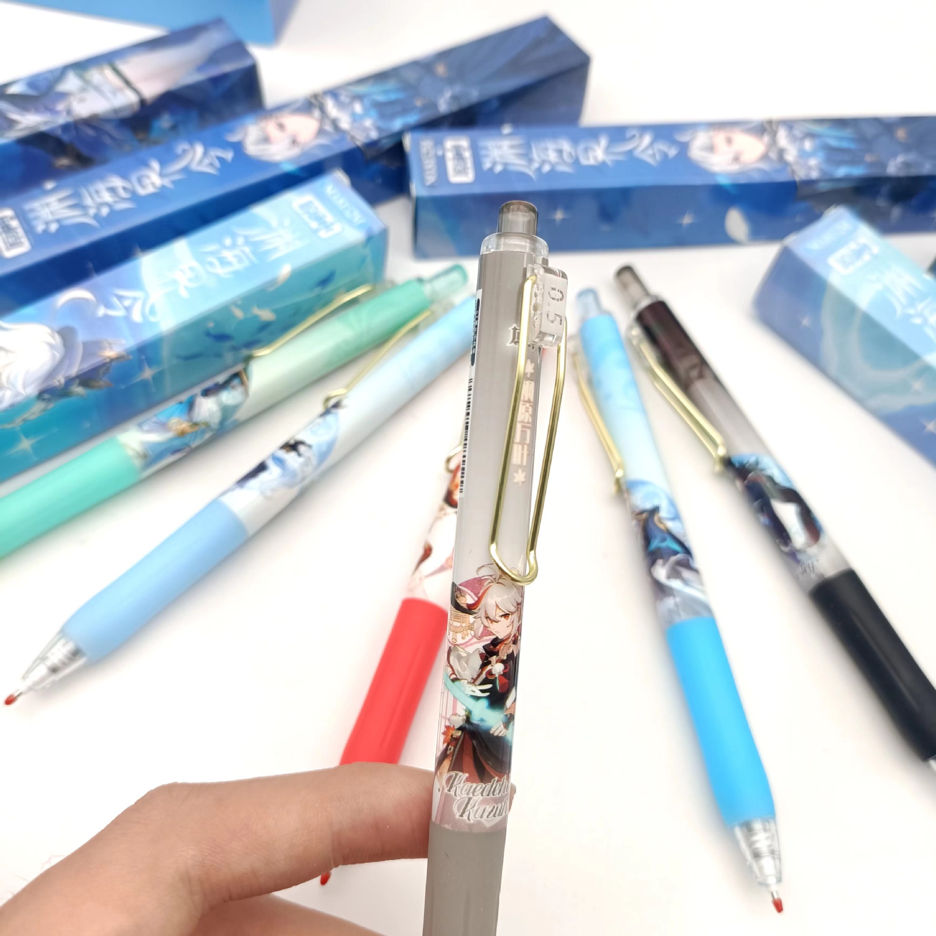 Cartoon game surrounding original god blind box pen Student brush…