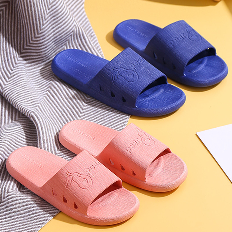 夏季简约注塑鞋厚底鞋情侣室内外穿pvc拖鞋平底现货露趾批发拖鞋