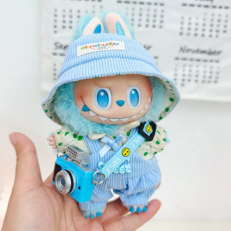 Аксессуар из велюра, комбинезон, шляпа, детская одежда, 17 см