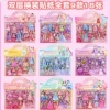 Sw antique girl dress up bubble stickers