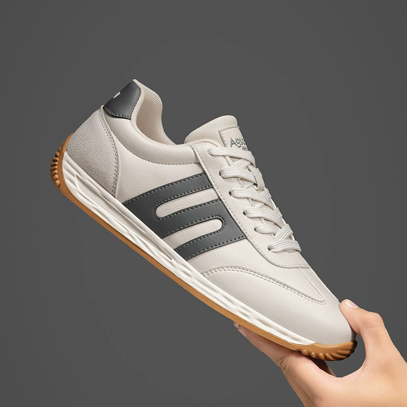 Весенние мужские туфли 2025 новые обувь A-Gump повседневные кроссовки мужские летние дышащие кожаные спортивные мозаические туфли