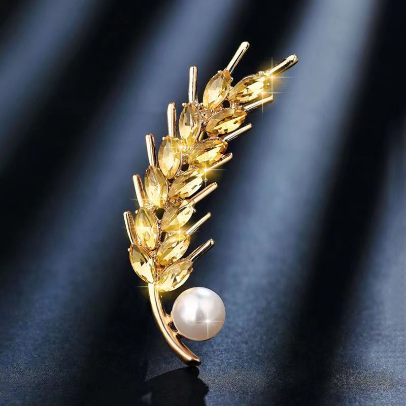 新商品の高級ブローチの軽い豪華なスーツのコートの胸の花、日韓の気質のピンの大気の百合の精巧な個性の装飾|undefined