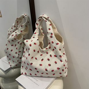 2024 New Style This Year's Popular Gentle and Fashionable Korean Style Large-Capacity Handbag Versatile Ins Casual Tote Bag for Women