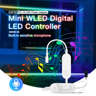 Gleed WLED ESP32 mini controller DC12-24V magic DIY remote control voice APP control 3A