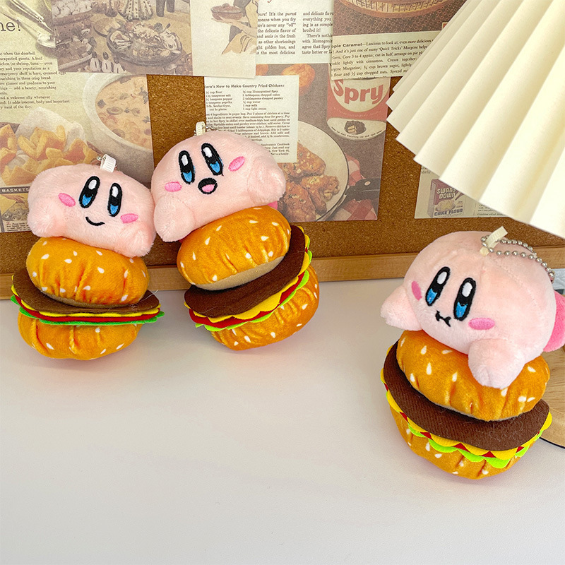 趣味のシミュレーションの食べ物のぬいぐるみのぬいぐるみのペンダントのキーホルダーのタコのサンドイッチの人形は牛の角のカバンの子供を賛美することができます。|undefined