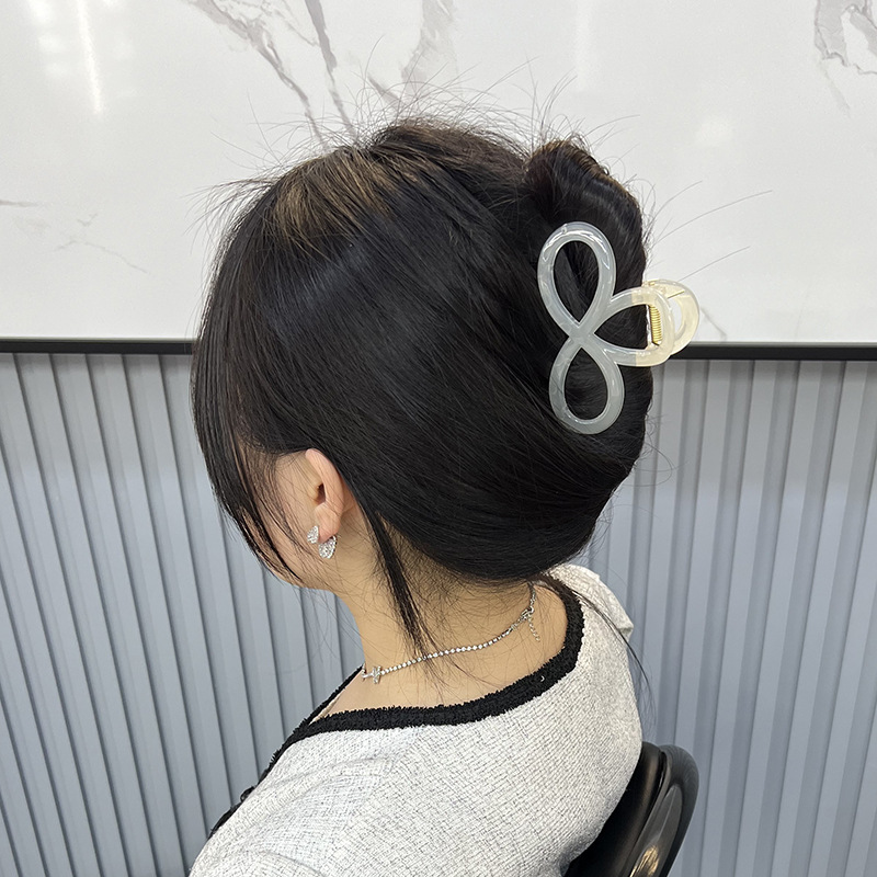 基础底夹抓夹中号发量少盘发夹后脑勺鲨鱼夹发卡夹子头饰厂家批发详情3