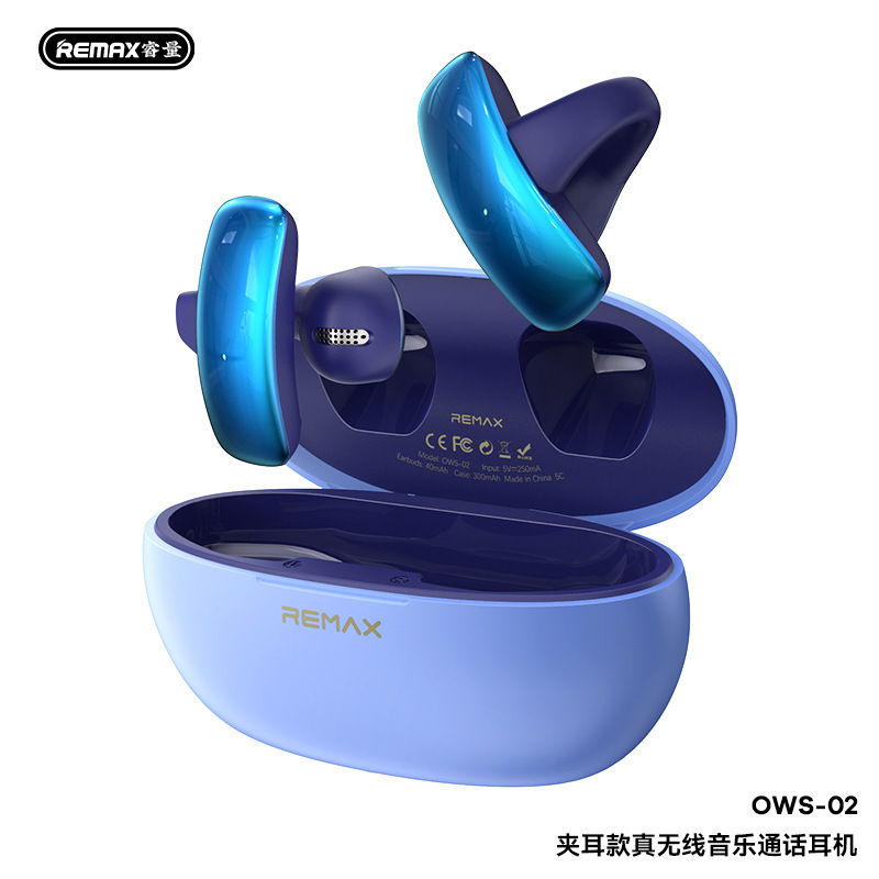 Remax イヤークリップ式完全ワイヤレス Bluetooth ヘッドセット OWS オープンイヤー非インイヤー音楽通話ヘッドセット Bluetooth 5.4|undefined