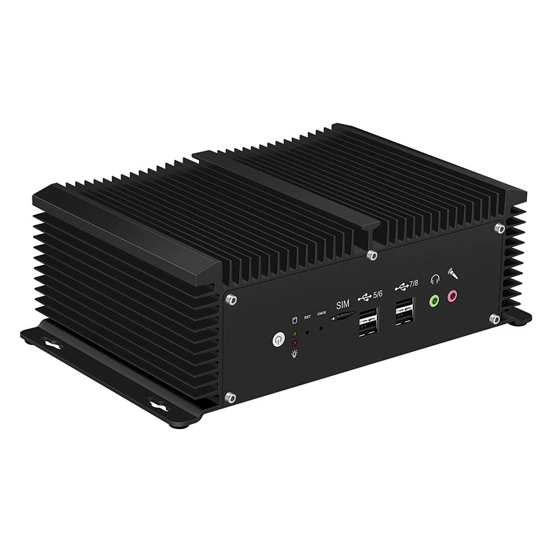 新创云 I5-8250U двухсетевой встроенный промышленный контроллер без GPIO, вентилятор, мини-консоль