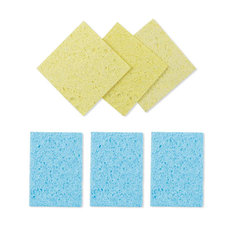 Factory square soldering iron head cleaning sponge soldering head tin slag cleaning cotton high temperature soldering nozzle tin removal electric soldering iron sponge