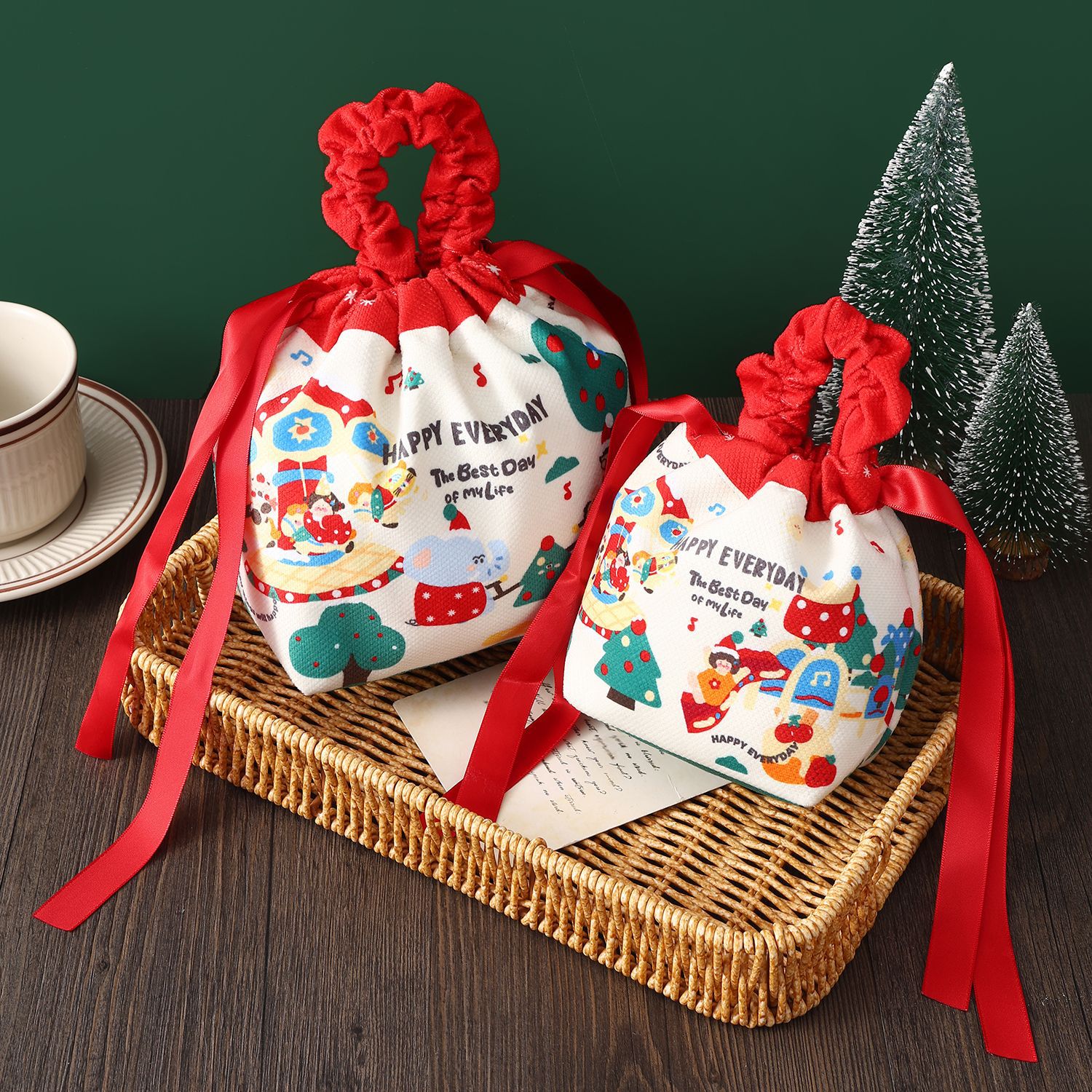 Caja de dulces de boda para bebés Bolsa de dulces para el día de los niños Caja de regalo de luna llena con la mano Caja vacía de cumpleaños Caja de nacimiento para niños al por mayor