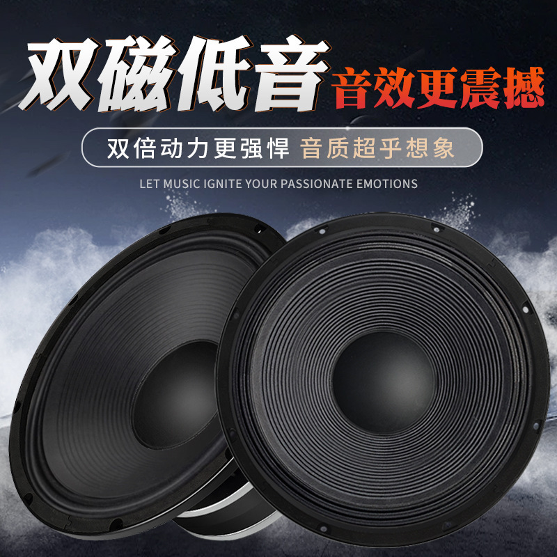 Jinggeyuan 12inch Heavy Bass Speaker High-Quality Karaoke Subwoofer for Square Dancing, Outdoor Performances, High-Power Audio System