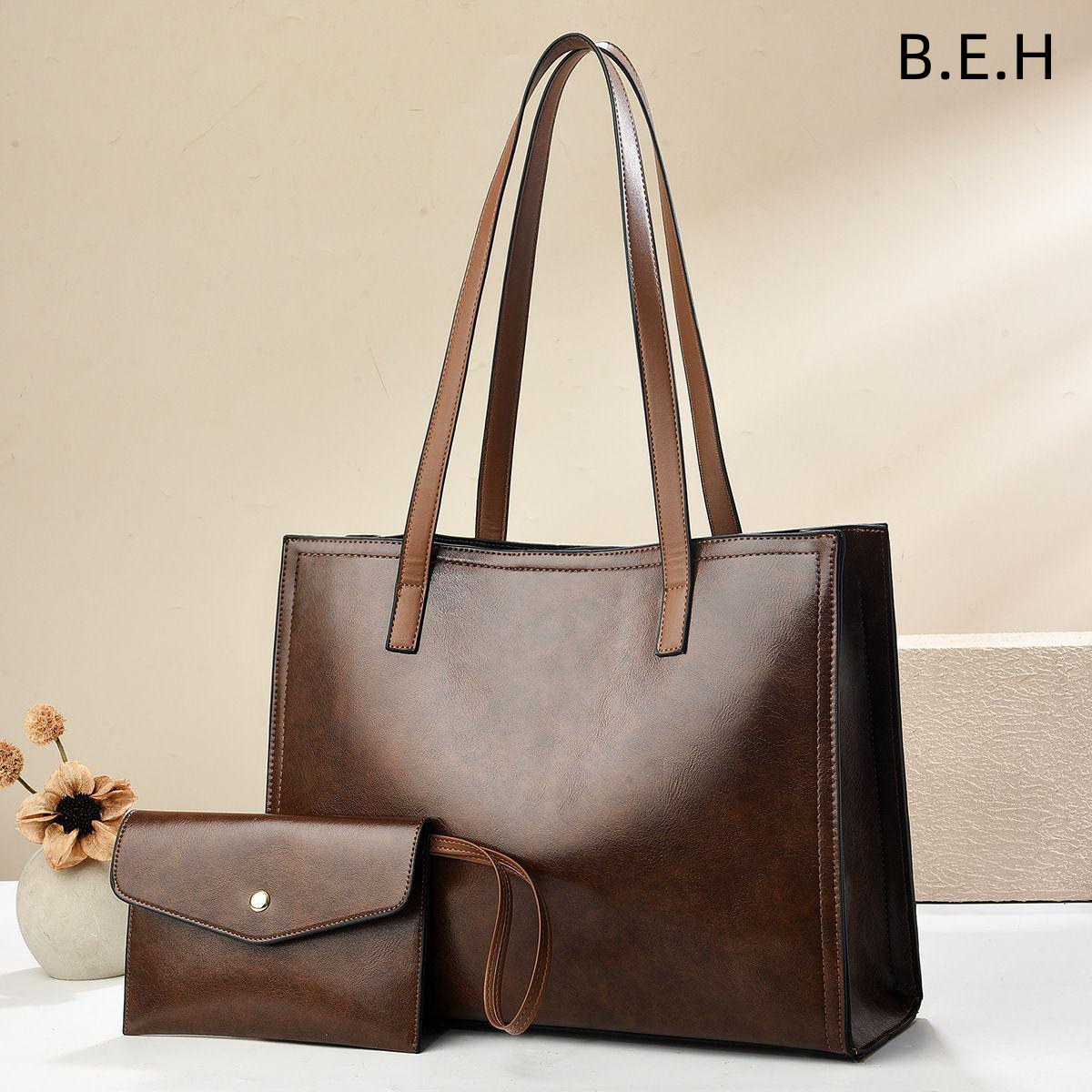 Bolso Tote Madre e Hija para Mujer de PU con Compartimento para Uso Diario image 7