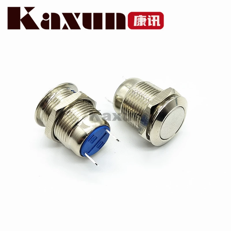 Metal button, waterproof switch key with light, 12mm, 24v