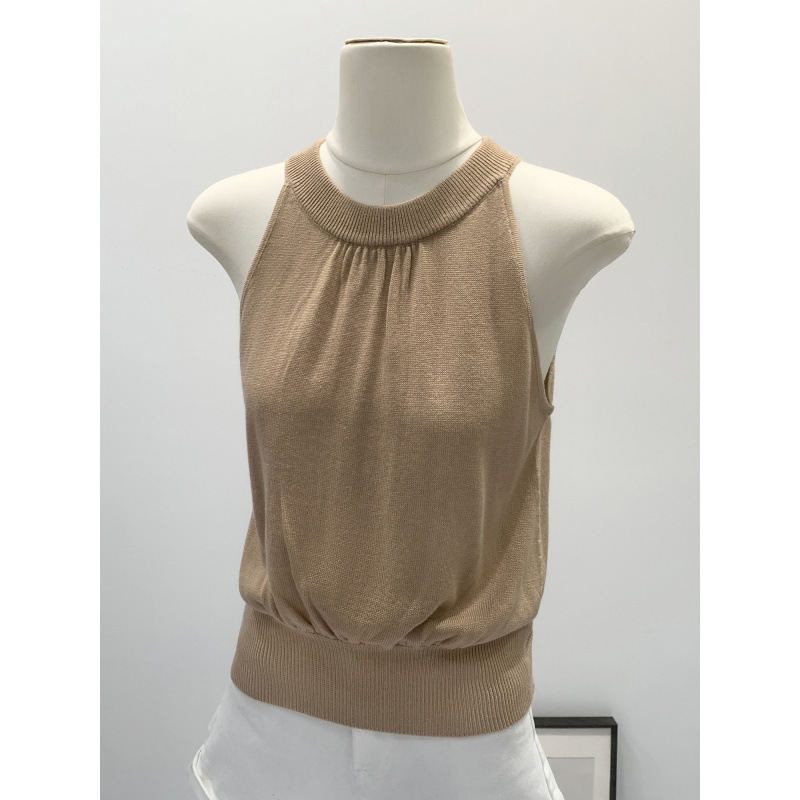Beautiful Korean-Style Thai Unique and Stylish Sleeveless Camisole for Summer 2026, New Model for Outerwear or Layering