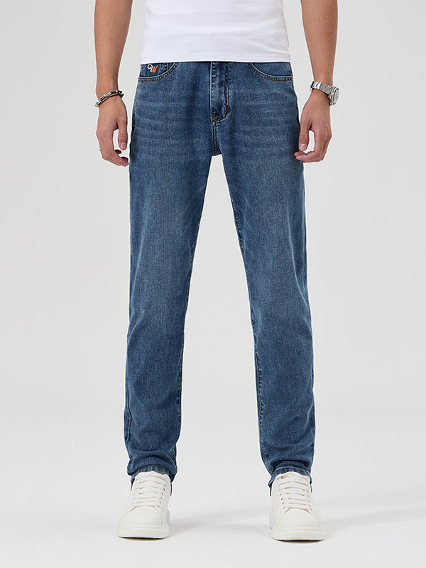 Kişi cins şalvarı, düz kəsikli, elastik, slim fit