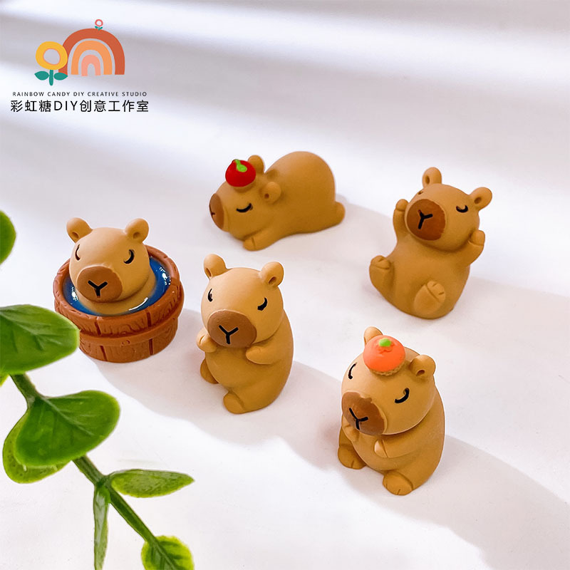 New Frosted Cabi Barra Stereo Doll Hot New DIY Jewelry Accessories Homemade Keychain Refrigerator Stickers