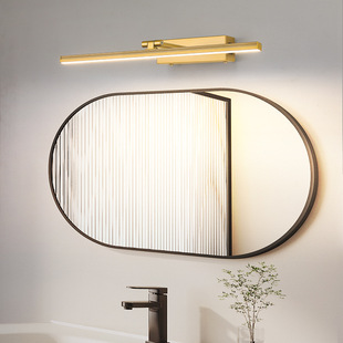 ✅ Rechargeable Mirror Headlight Cross-Border European and American Simple and Convenient Bathroom Bathroom Type-C Rechargeable Mural Lamp Mirror Front