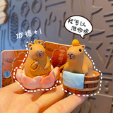 百茂 Оригинальный брелок подходит для мужчин и женщин, модная кукла, аксессуар на рюкзак, популярно в интернете