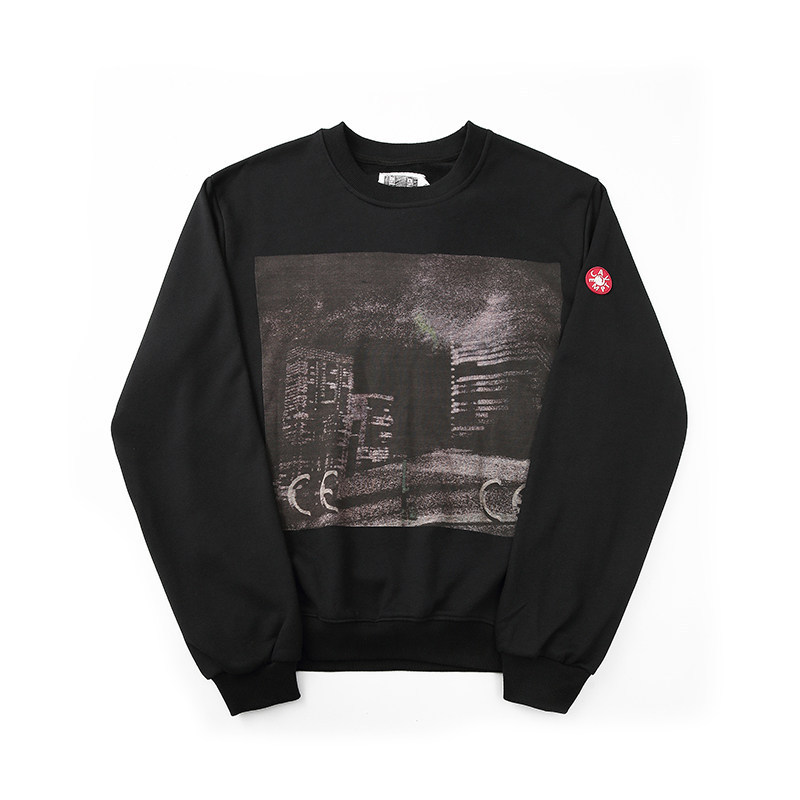 C.E CAV EMPT INS super popular Tokyo starry night scene crew neck pullover unisex Japanese style loose sweatshirt C.E CAV EMPT INS super popular Tokyo starry night scene crew neck pullover unisex Japanese style loose sweatshirt